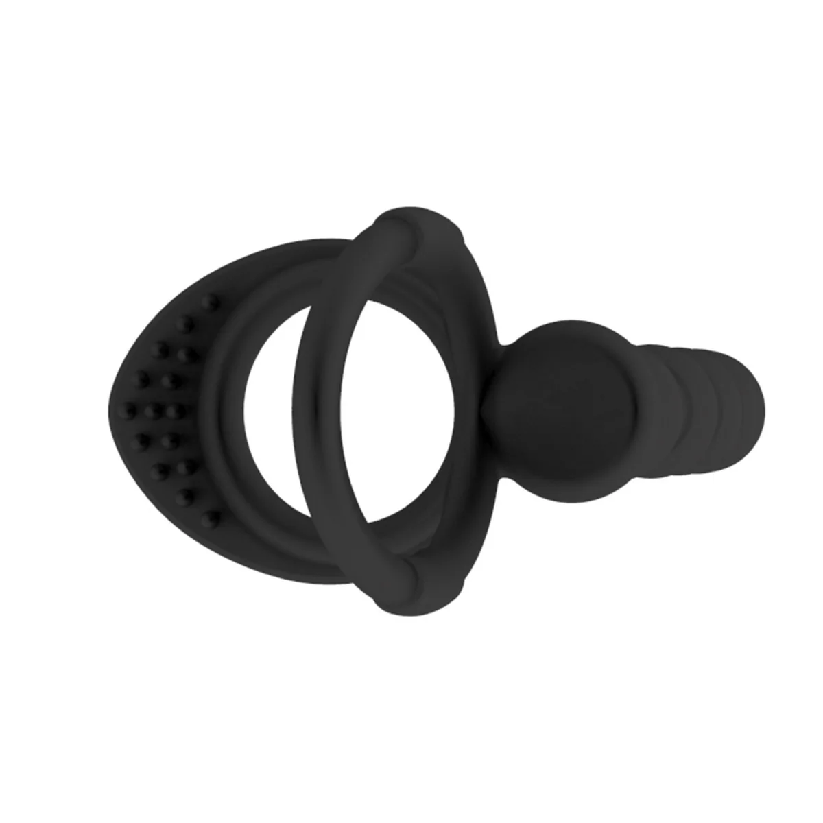 Wear Silicone Backyard Pull Bead Anal Plug Double Hole Ring Lock Butt Plugs  for Men and Women