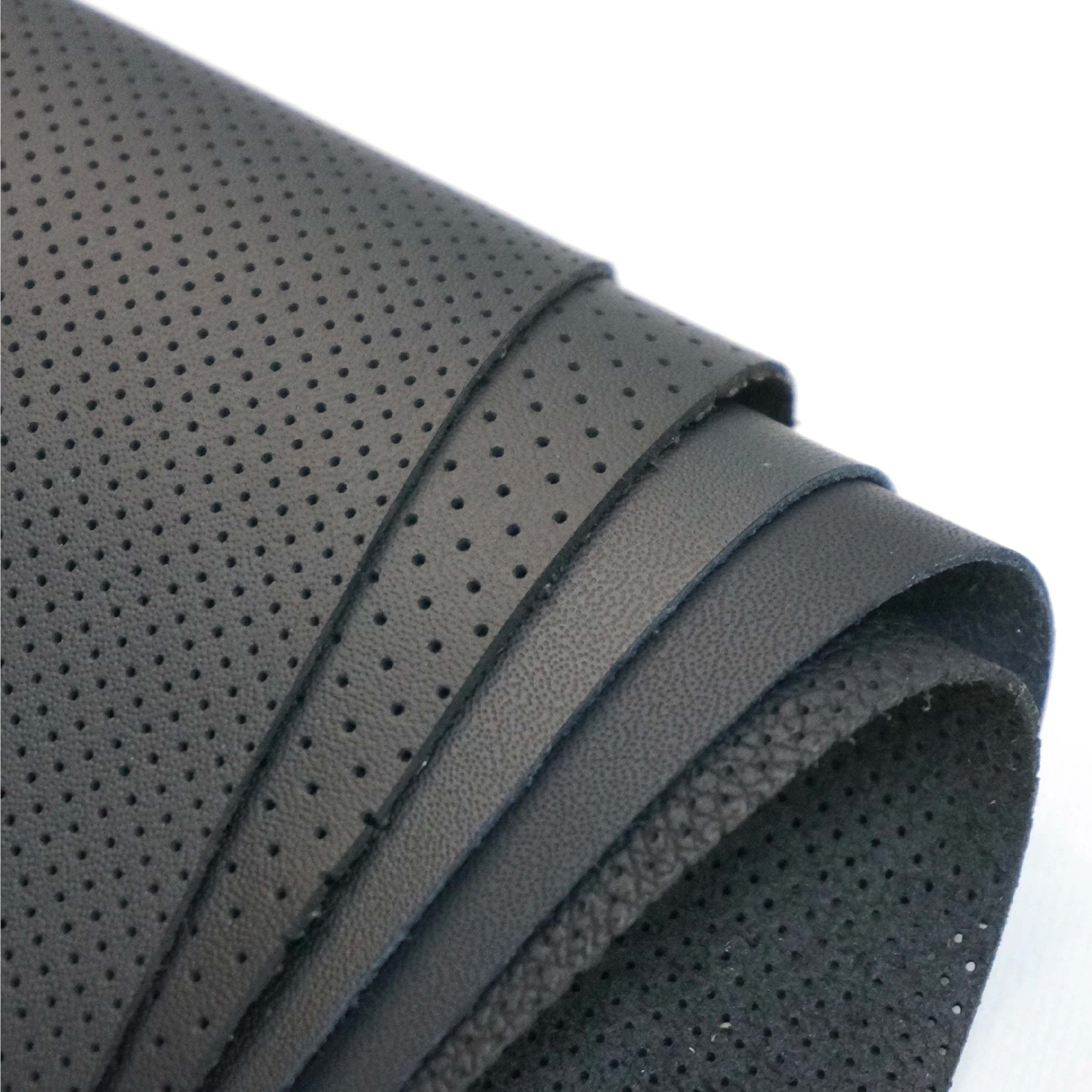 Cigno Leather - Breathable Perforated Microfiber Faux Leather Ideal for Car Seats