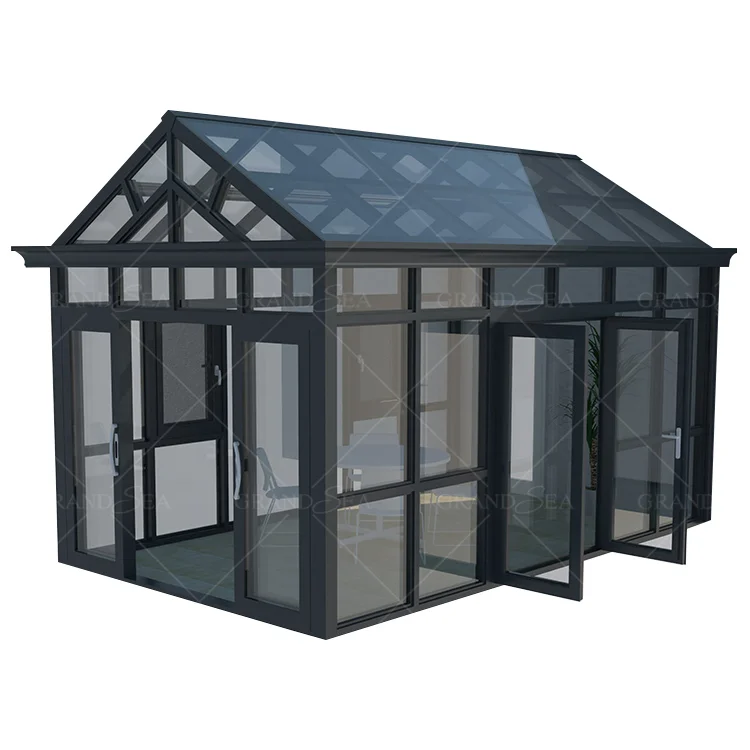 Commercial Use Sunroom Prefabricated Custom Mini Conservatory Kits Home Solarium