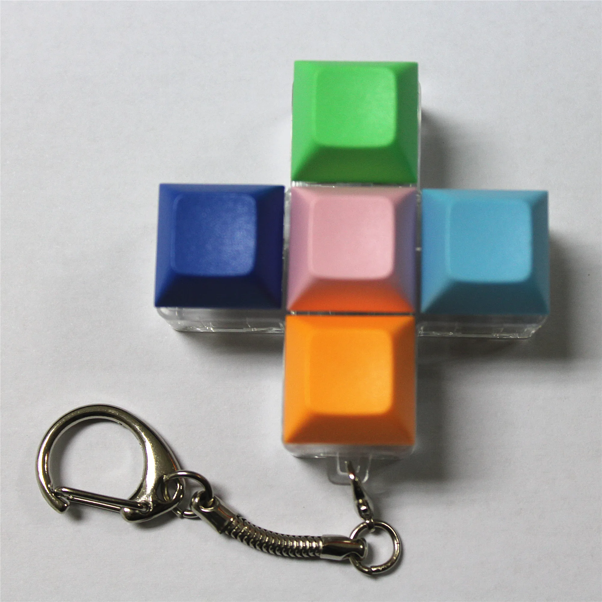 Square Shape Keyboard Fidget Keychain – Decompression Toys, Clicker ...
