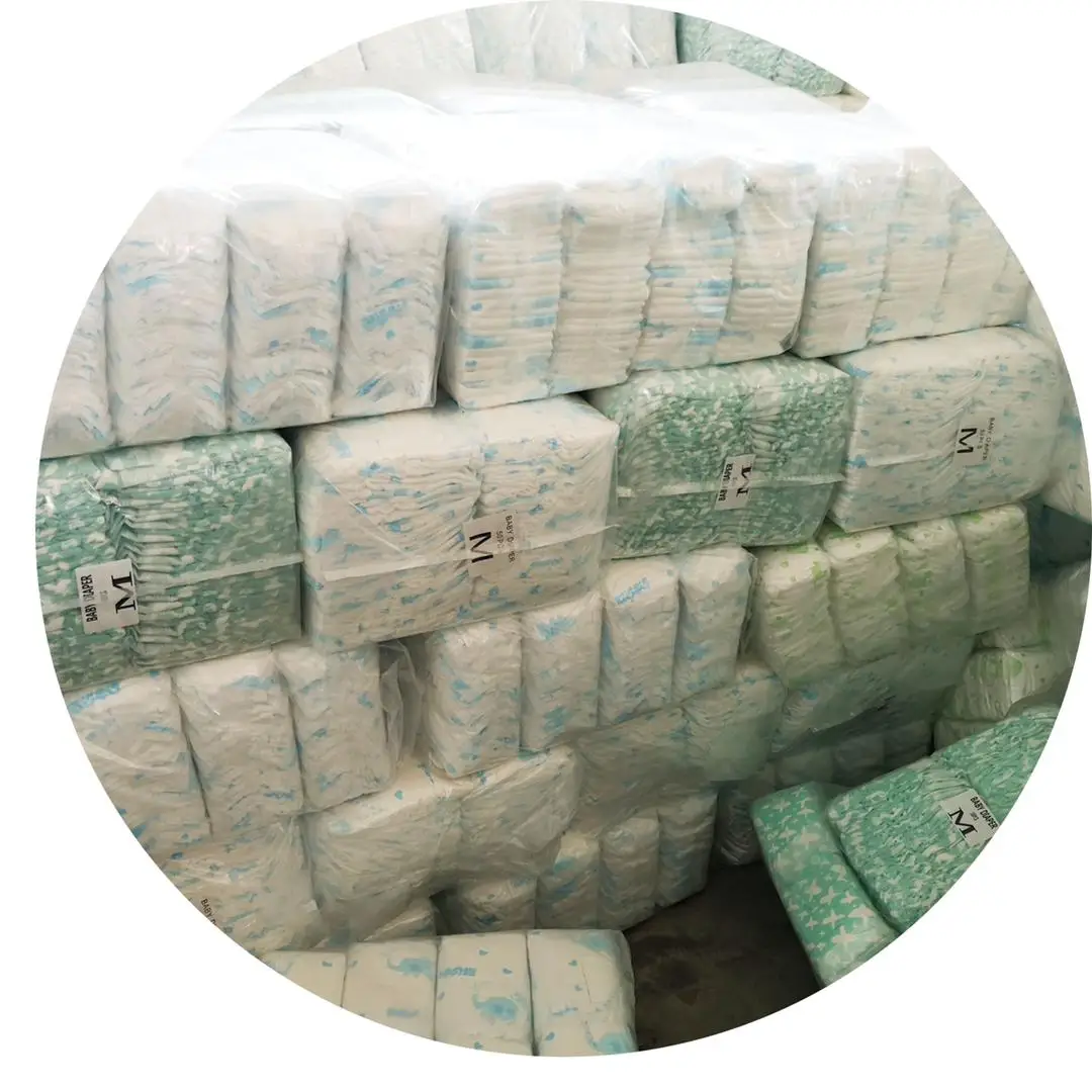 100 Factory Cheap Wholesales Low Price Disposable Baby Diaper Grade B