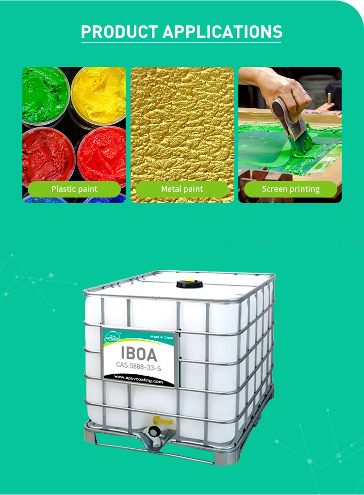 Isobornyl Acrylate Acrylic acid isobornyl ester IBOA uv monomer 5888-33-5