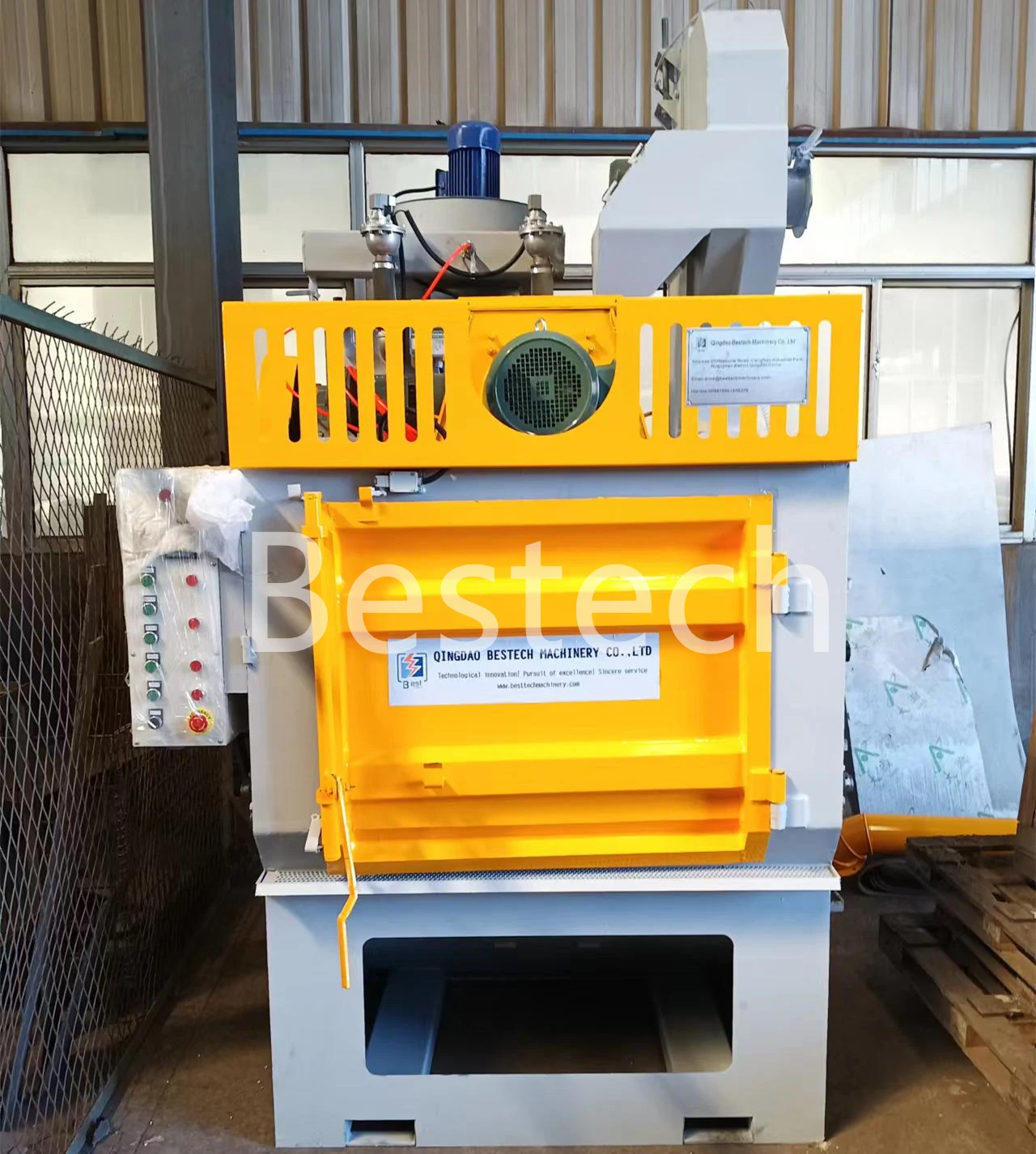 Q326 Apron belt shot blasting machine, Shot peening machine