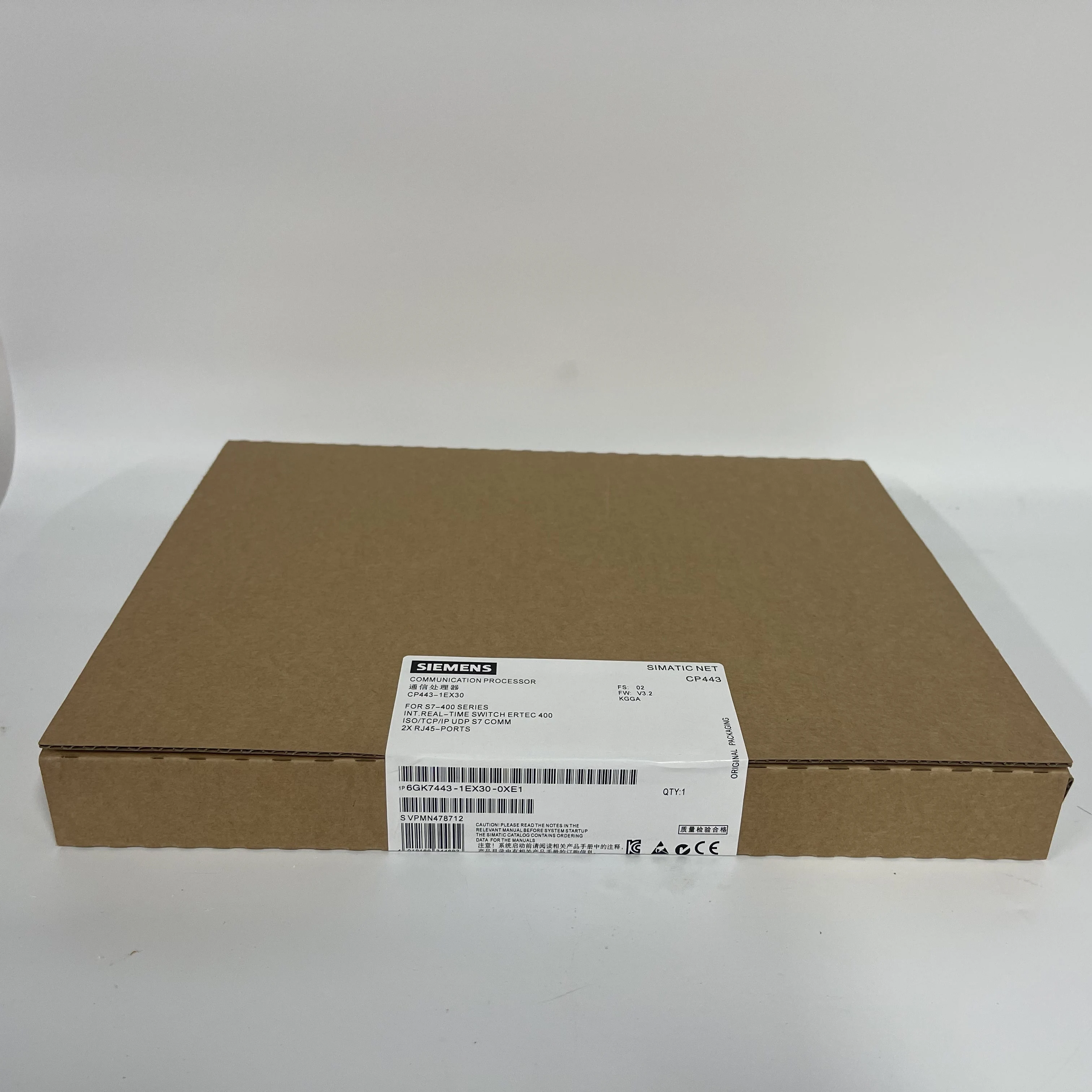 SIEMENS Communication Processor 6GK7443-1EX30-0XE1 SIEMENS Communication Processor 6GK7443-1EX30-0XE1