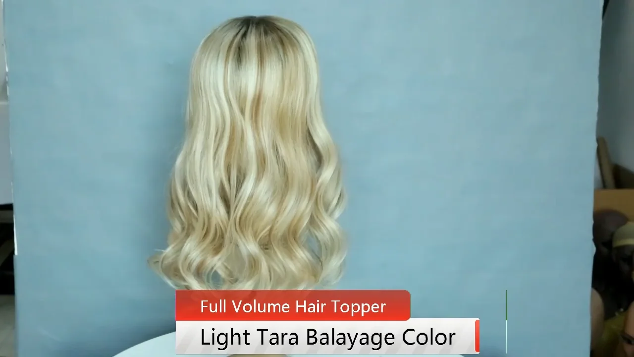 Full Volume Hair Topper Virgin Mogolian Human Hair Beach Wave Variety  Beautiful Balayage Color Hair Pieces - Buy Human Hair Topper,Full Volume  Hair Topper,Hair Pieces Product on 