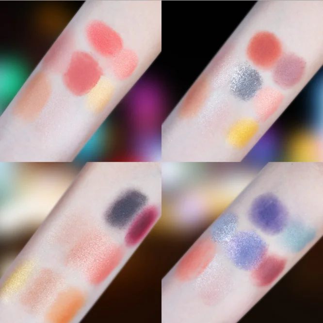 Новинка, тени для век 16 цветов, тени для век земляного цвета, матовые, фиолетовые, оранжевые, портативные, оптовая продажа, частная торговая марка, тени для век