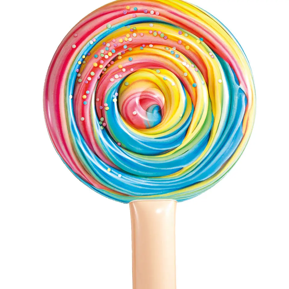 INTEX 58754 Inflatable Rainbow Lollipop Float