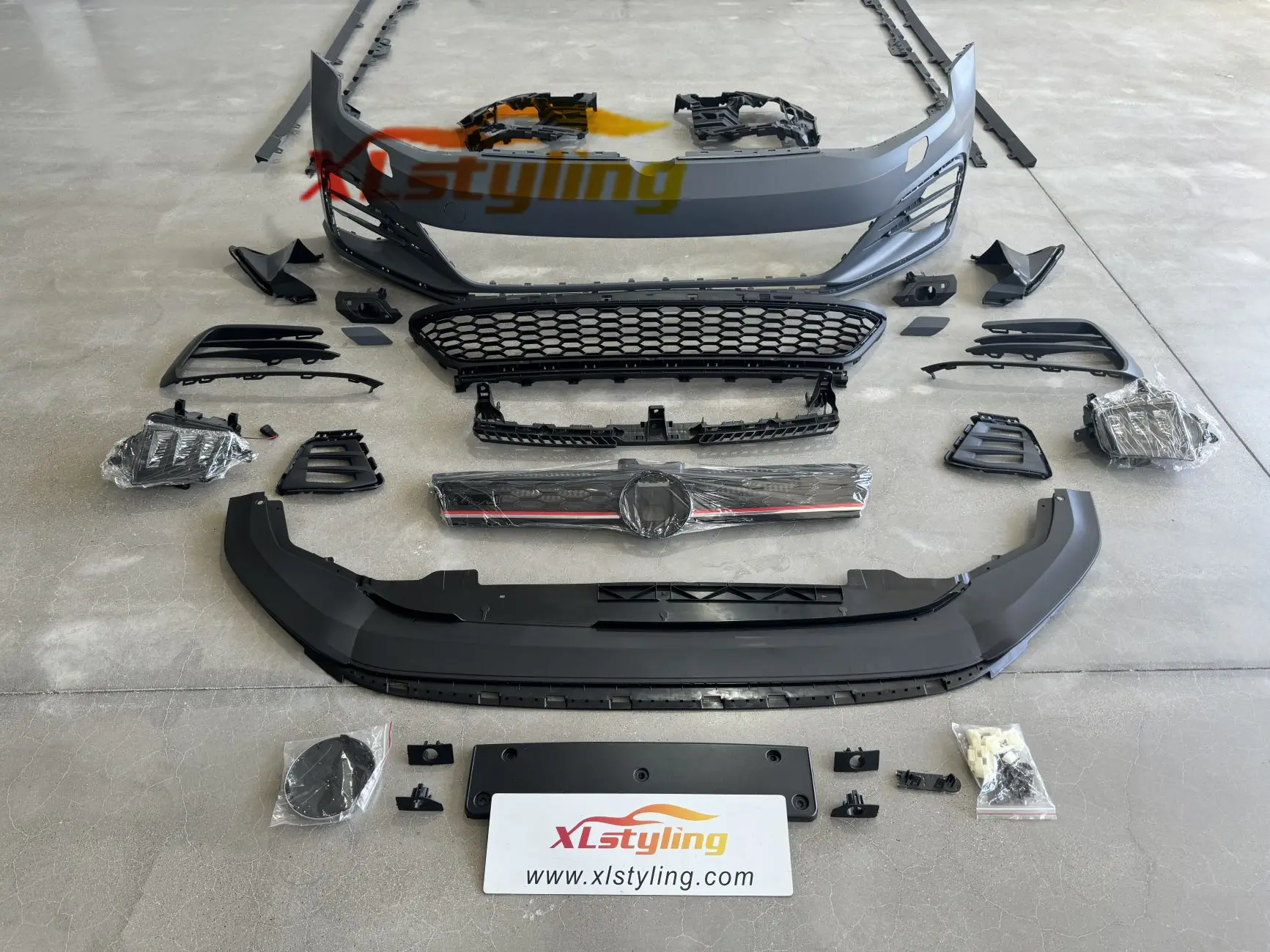 Xlstyling Facelift Front Bumper With Grille For Vw Volkswagen Golf 7 ...