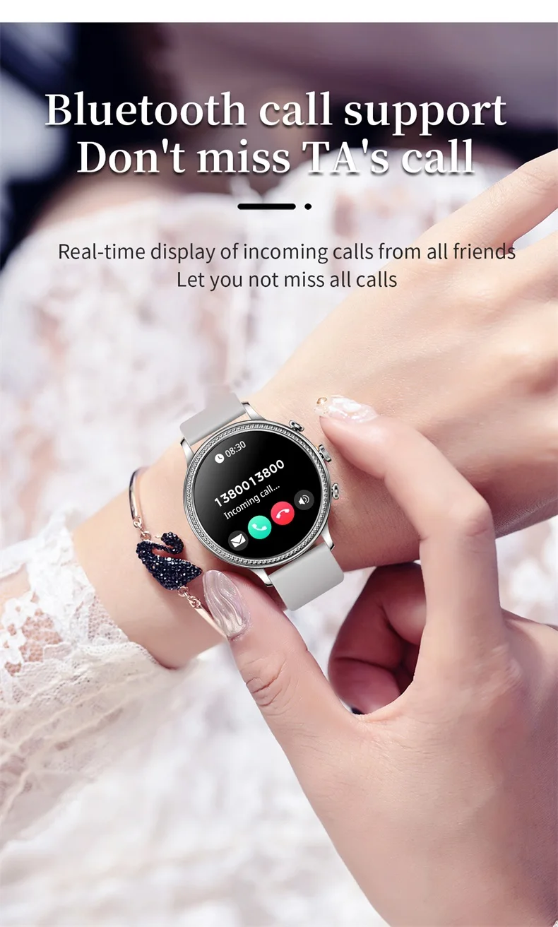 Woman Smartwatch V60 Heart Rate Monitor BT Call Music Player Sleep Monitor Smartwatches Woman (7).jpg