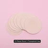 Peau-10 pièces rondes + sachets transparents