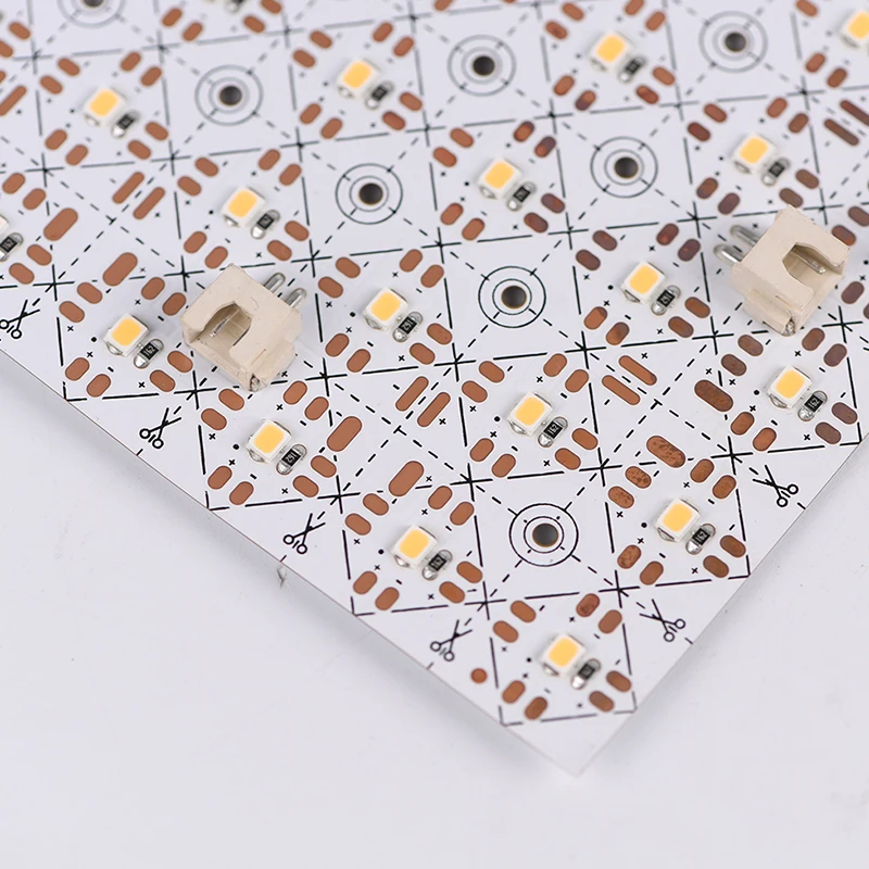 DIY Paper Thin LED Light Sheets 6500K Flexible LED Light Sheet SMD 2835 24V DC CRI98 Cuttable LED Sheet for Interior Decoration