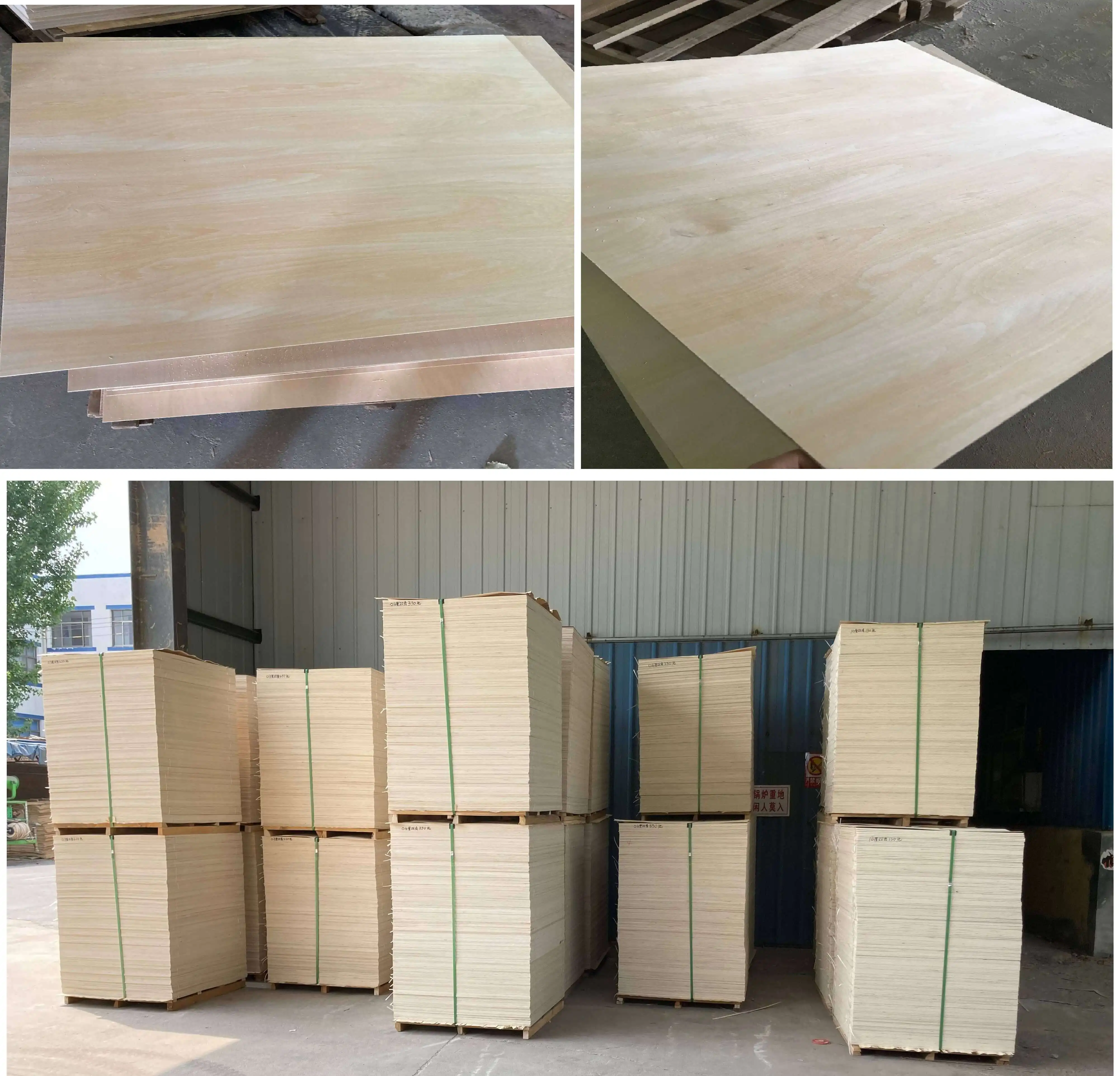 Natural Wood Sheets Laser Cutting Commercial Basswood Plywood