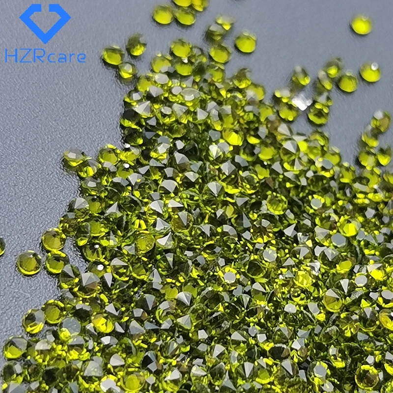  HZRcare Wholesale Zircon Glitters For Nails Art Jewelry Decorations Olivine Color Nail Beads 1.2mm Pixie Nail Rhinestones.jpg