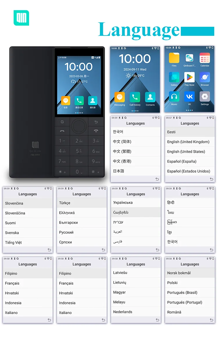 Duoqin F22 Android 11 Google Version Smart TouchScreen 4G Mobile