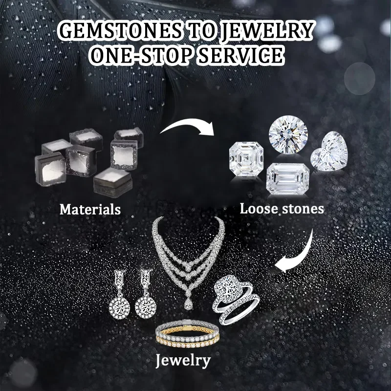 Starsgem 20pcs/pack 1.0mm 1.3mm 1.5mm 1.7mm 2.0mm Melee Size Lab Made Pure Carbon Rough Hpht Cvd Loose Diamond