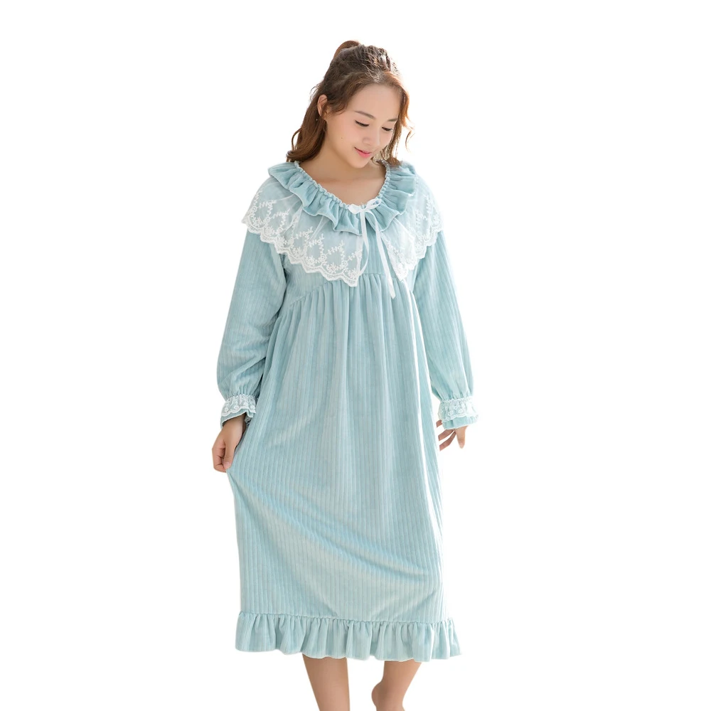 Source HSZ 3040 home wearing clothes women's night dress nightwear girl sleeping wear quality m.alibaba.com