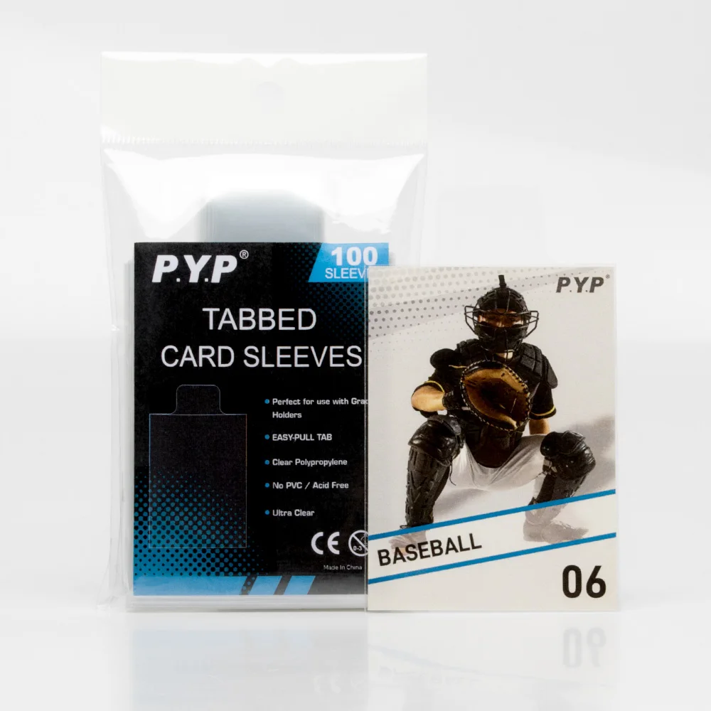 Easy Pull Tabbed Card Sleeves with Pull Tab the Easy Pull Tab Penny Card  Sleeve Manufacturer