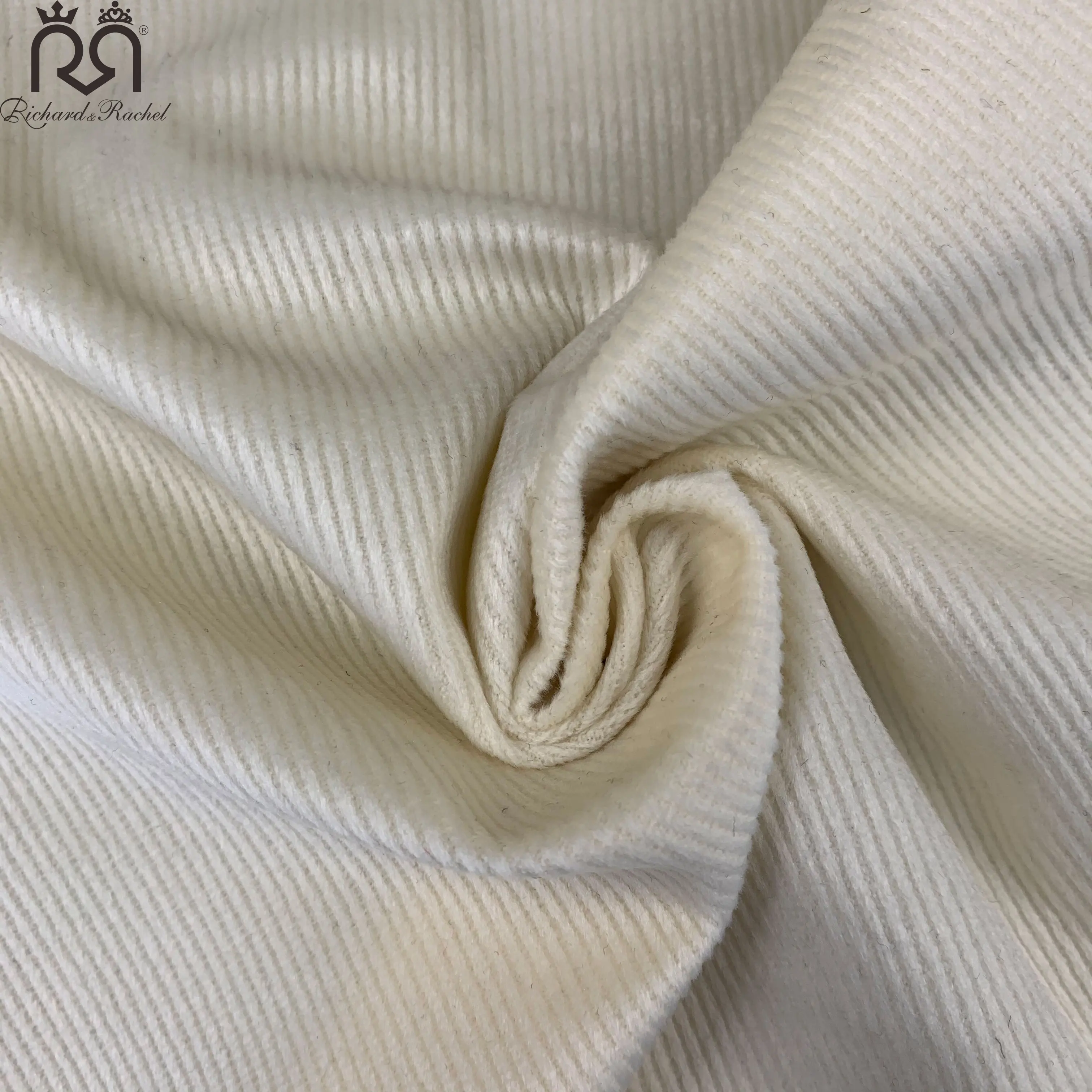 100% polyester warp needle out knitted fabric for rib corduroy