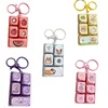 Llavero Clicker Fidget con Impresión UV de 5 Teclas