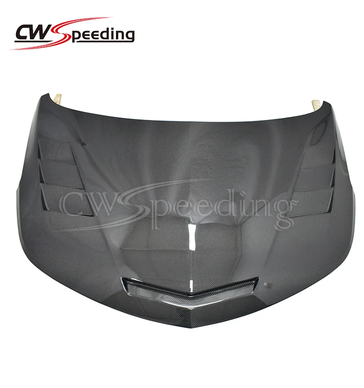 CWS-B STYLE CARBON FIBER ENGINE HOOD BONNET for CHEVROLET CRUZE 2016 2017 2018