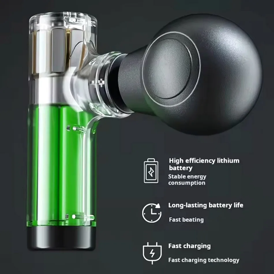 Mini Vibrating Electric Fascia Gun Muscle Relaxation Massage Electric Fitness Massage Equipment Muscle Soreness Therapy Device