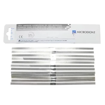 Microdont Dental Stainless Steel Aluminum Oxide Coated Finishing Polishing Strips