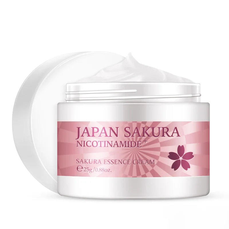 Sakura Combination Set Eye Cream 15g Face Cream 25g Essence 17ml English Packaging