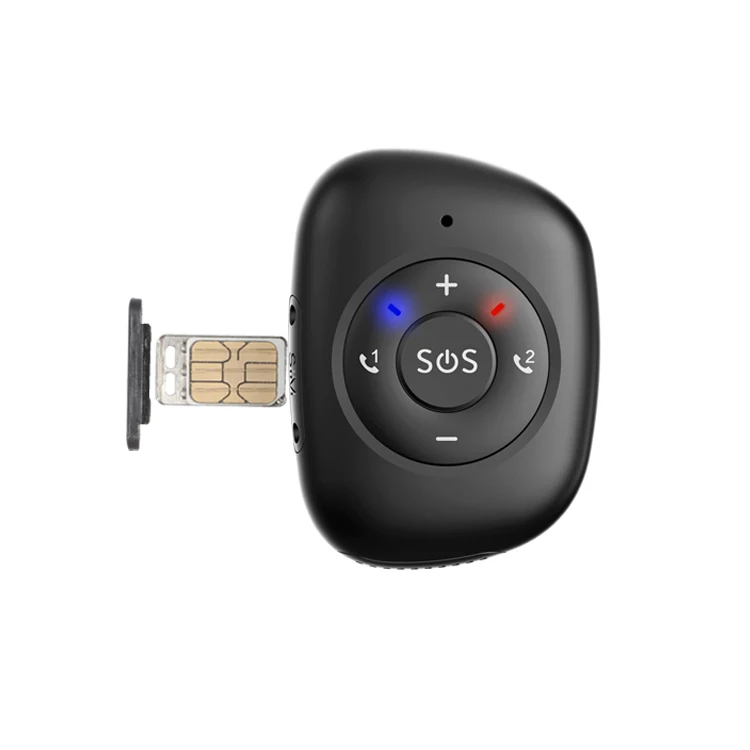 4G GPS SOS Emergency Button GPS Tracker Mini Personal Panic GPS Tracking Device for Kids Children Seniors Elderly People
