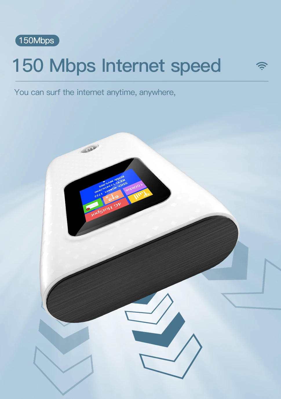 LTE Router 6000mAh Battery Power Bank Pocket Hotspot Mobile 4G  Router With Sim Card Slot Travel Wireless Portable  WiFi