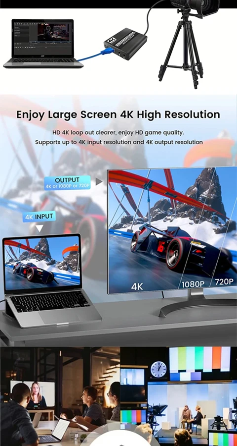 High Quality 4K HDMI Video Capture Card for Game Recording
