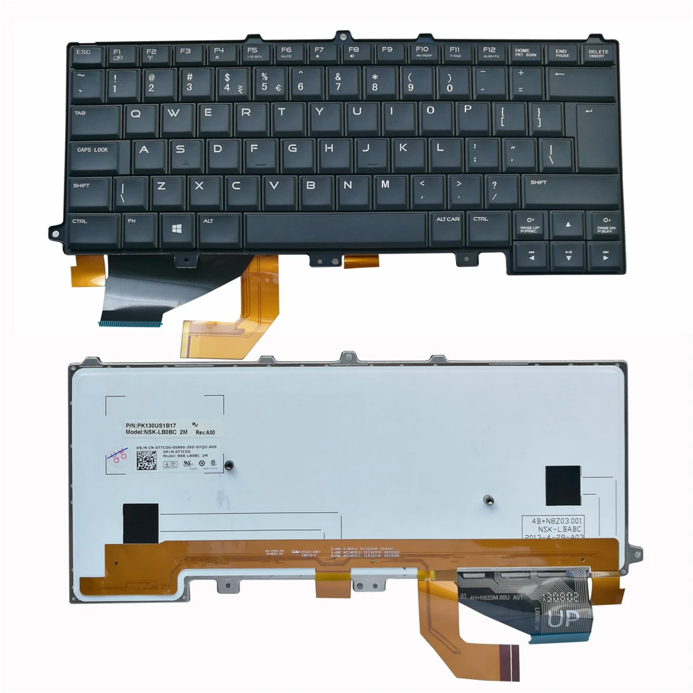 Manufacture Laptop Keyboard For Dell Alienware M14x R3 14 R3 With Backlight Buy Yes Replacement Laptop Keyboards Rechargeable Notebook Keyboards Laptop Keyboard Spanish Teclado Espanol Spanish Notebook Keyboards Spanish Laptop Keyboards Laptop Keyboard