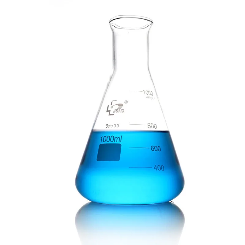 125 ml 250ml Glass Bottle Conical Erlenmeyer Flask Sterile Vent Cap Screw Cap pyrex for Plant Cell with Brown Color