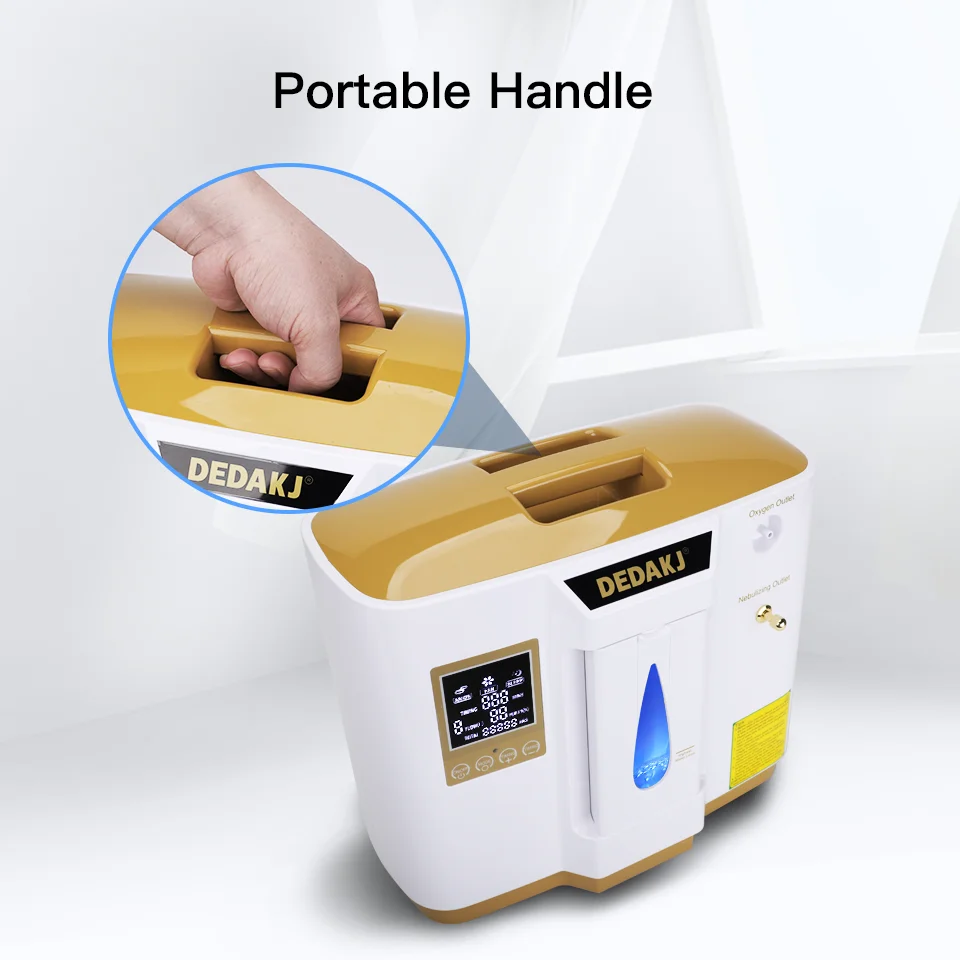 High Quality CE certificate 1-7 Liter Household Portable oxygen apparatus Oxygen Concentrator With Remote Control