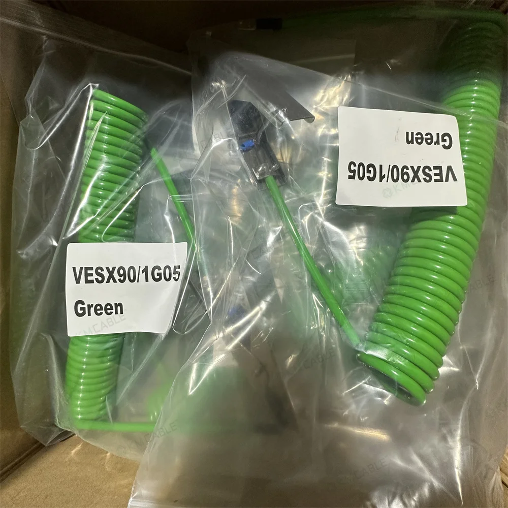 Earth Connection Clamp With Spiral Power Cable Spring Cable Electrical Wires Static Grounding Clamps