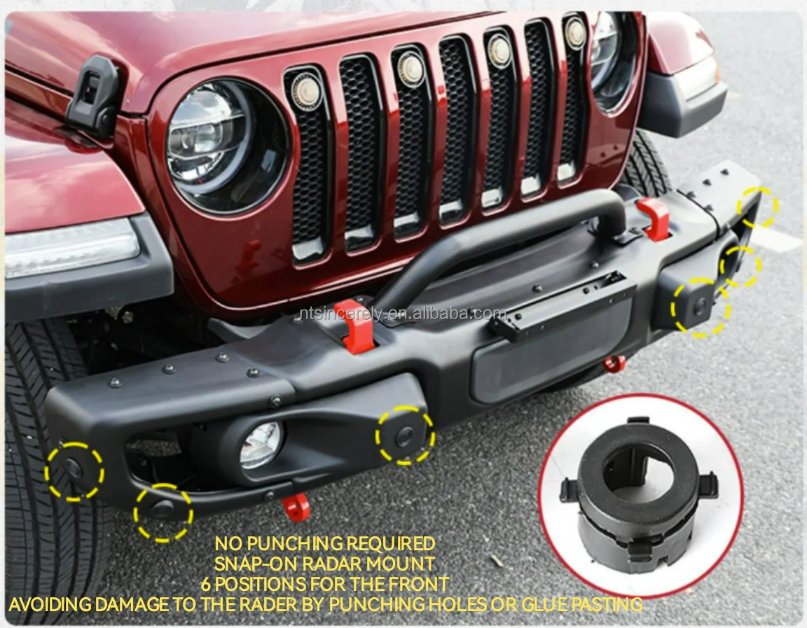 Steel Mid Width Stubby Full Width Front Bumper For Aev W/ Fog Light Bar ...