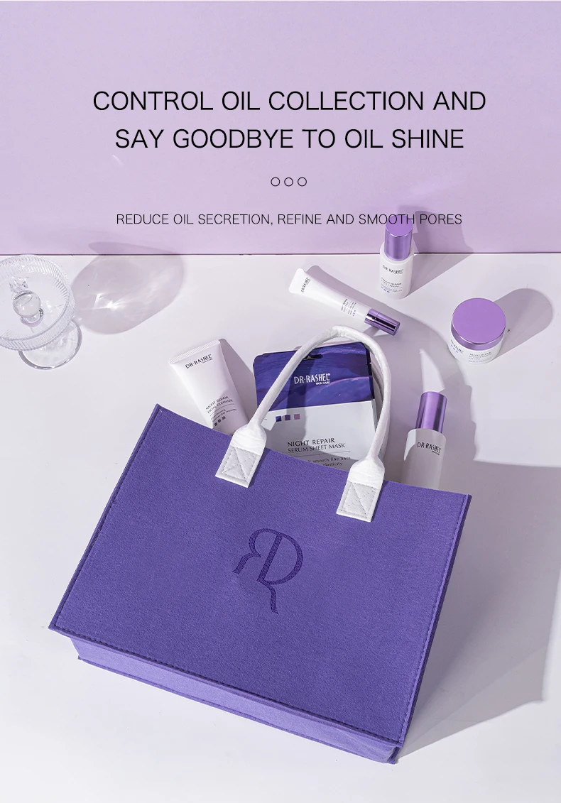 DR RASHEL Neues Design 6-teiliges Taschenset zur Erhöhung der Hautelastizität Retinol Nachtreparatur Jugendaktivierendes Hautpflegeset – Detail 5