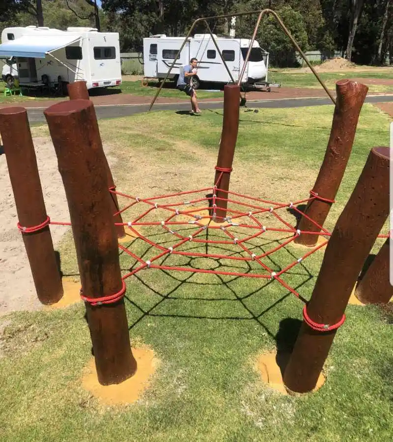 Spider Web Climber Playground Rope Structure for Children Climbing Net