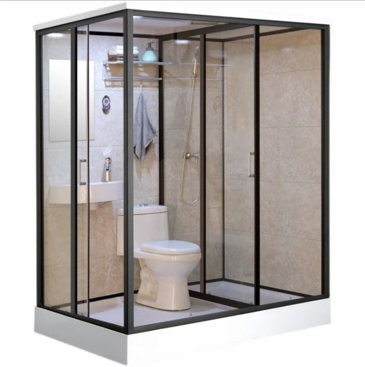 Bathroom Unit Prefabricated Shower With Wc Toilet Integral Bathroom