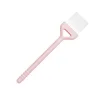 Pink Handle With White Hairbrush
