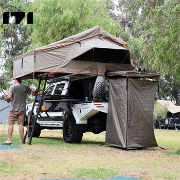 Hot Sale Foldable 4wd Roof Tent Camping Car Roof Top Tent 4x4 Side 