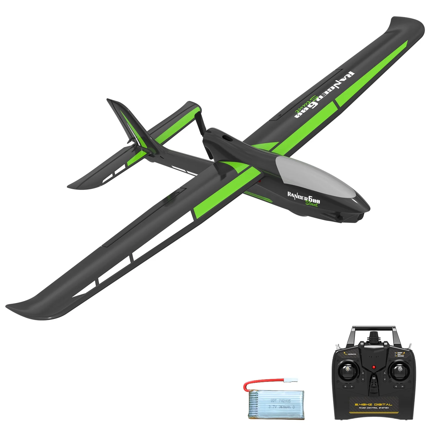 VOLANTEXRC RTF Fixed-Wing Remote Control Foam Stunt Plane Toy 60cm Electric RC Glider Airplane Model(761-2S))