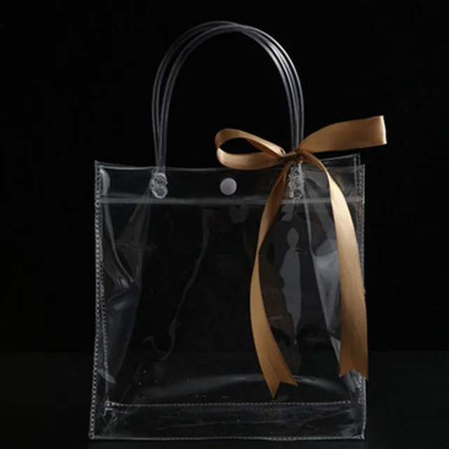 Louis Vuitton LV Shopping Bag Plastic Bag Empty Tote Gift for Sale