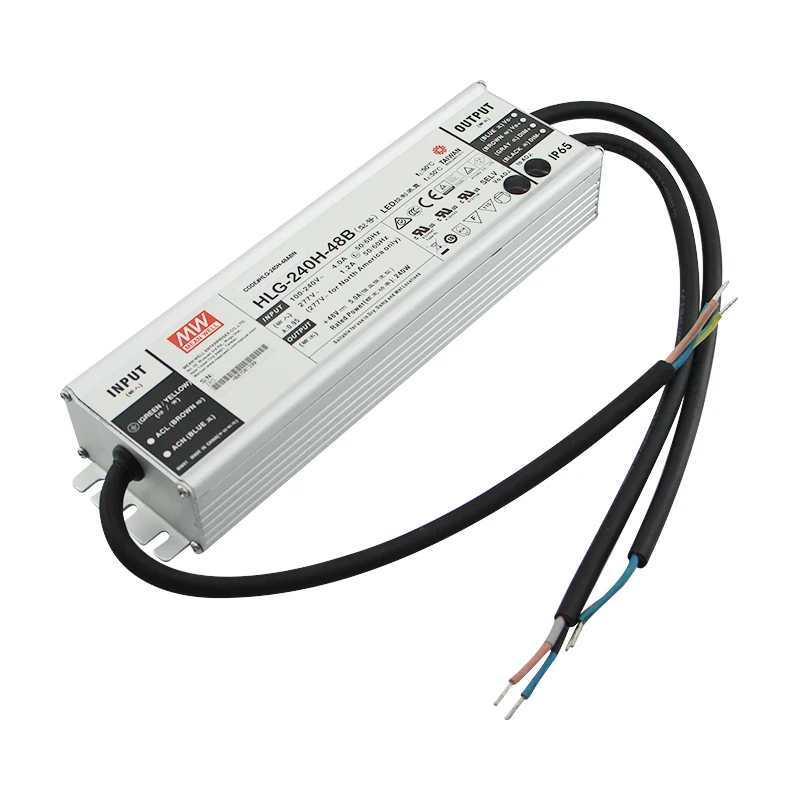 Hlg-240h-42b Meanwell 240w 5.72a 42v Ip67防水可调光led路灯植物生长灯led驱动电源 - Buy  Meanwell驱动led 240w,可调光led驱动器,电源开关电源 Product on Alibaba.com