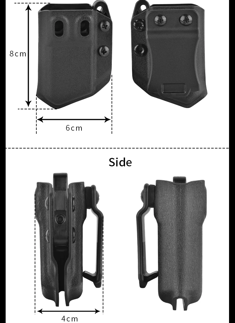 Tactical Double Stack Magazine Pouch Iwb Owb Universal Magazine Holder ...