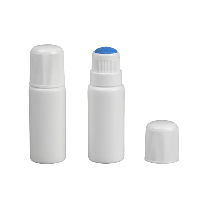 30ml Round Bottom Plastic Bottle with Twist Top Sifter Caps Bottom Round Powder Bottle