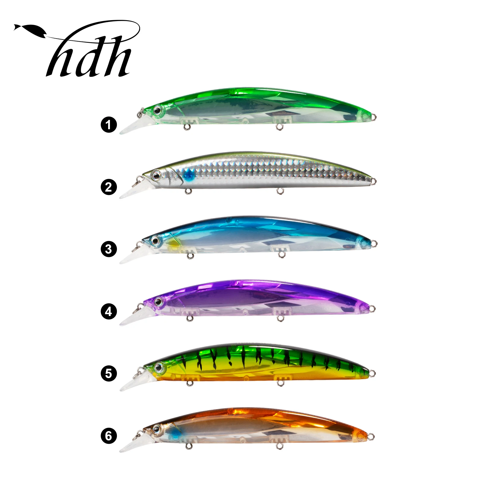 Hunthouse Internal Rattle Beads Artificial Minnow Hard Bait 133mm 19g 