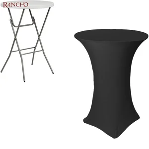 High Quality  Disposal Table Cover and  Spandex Cocktail  Table Cover for Round Table Covers