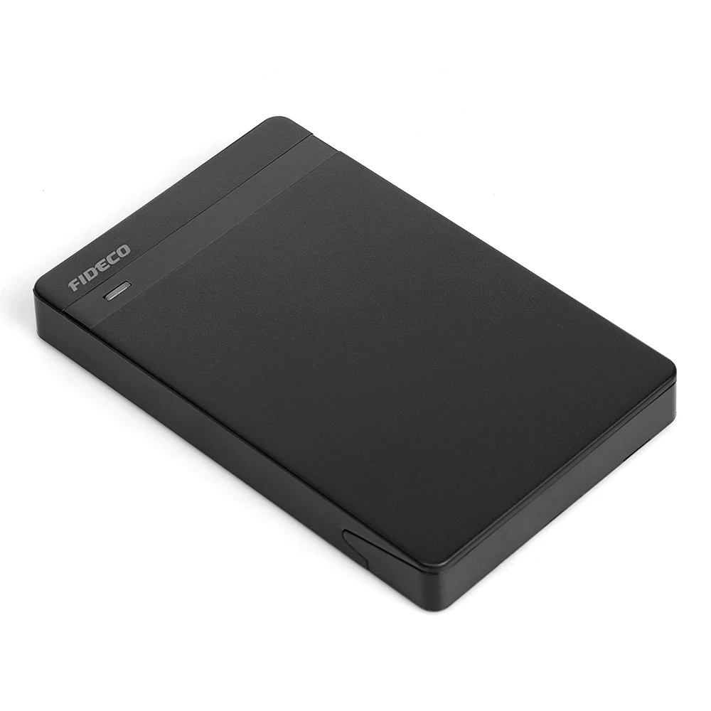 FIDECO SSD Sata 25 Case HDD Enclosure ABS Plastic