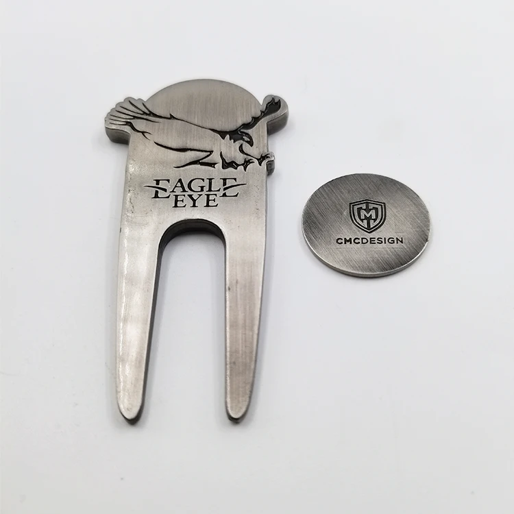 Custom Design Golf Accessories Gifts Box With Golf Divot Tool Ball Marker manufacture