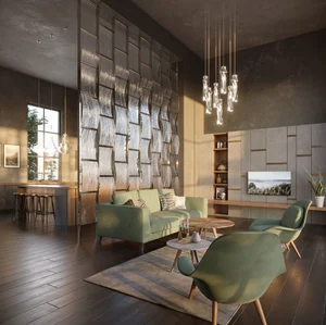 ECOJAS Luxury Glass Chandelier for Hotel Lobby Super Market Wedding Hotel New Design Large Pendent Light